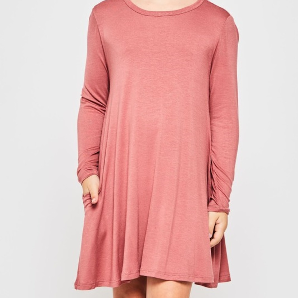 4Pack Dusty Pink Swing Dress